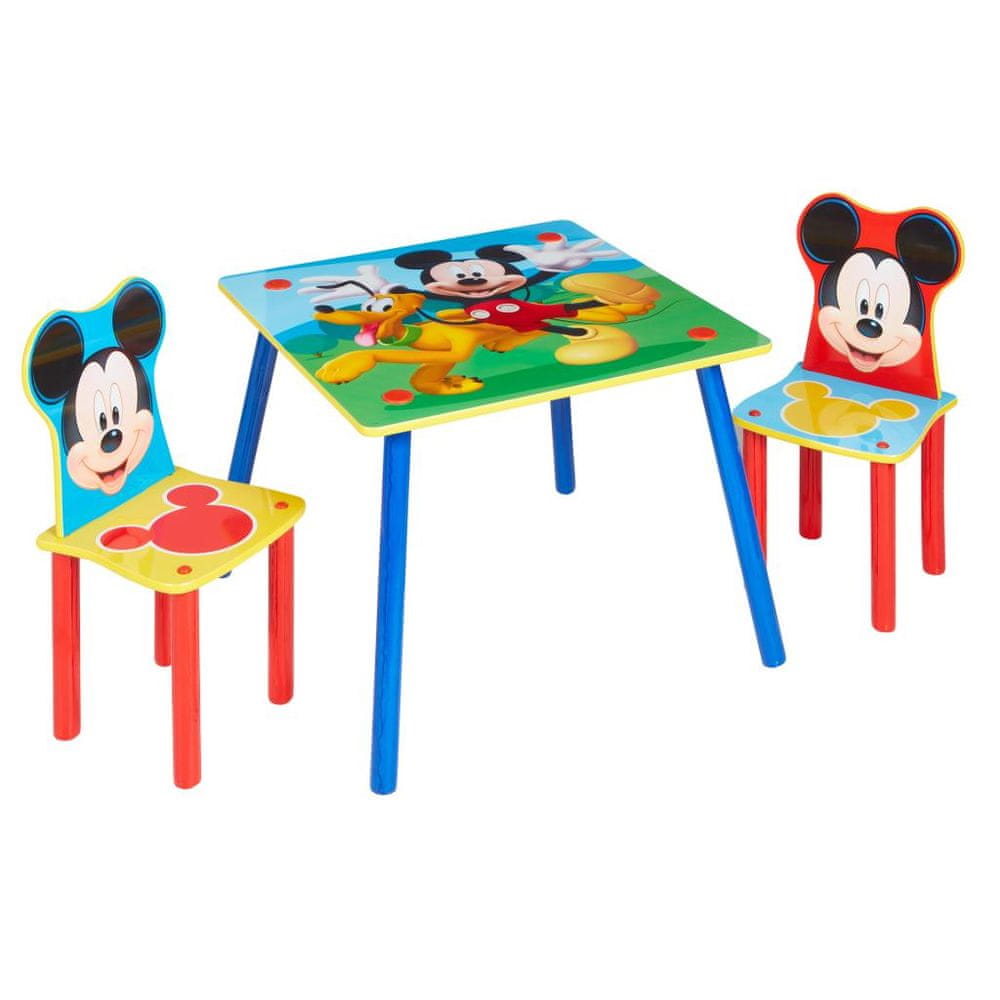 MOOSE Detský stôl s stoličkami Myšák Mickey